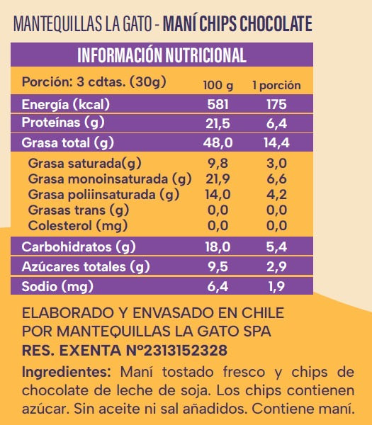 Mantequilla de maní 🥜 - Mantequillas La Gato