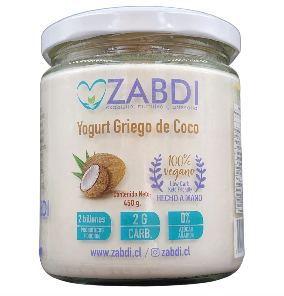 YOGURT GRIEGO DE COCO 🥥 - ZABDI