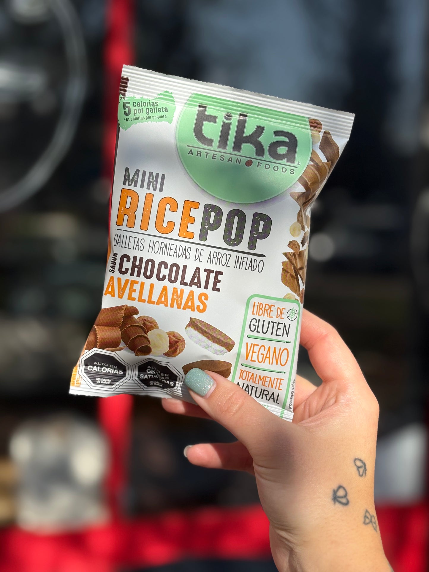 MINI RICE POP CHOCOLATE AVELLANAS 🍫 - TIKA