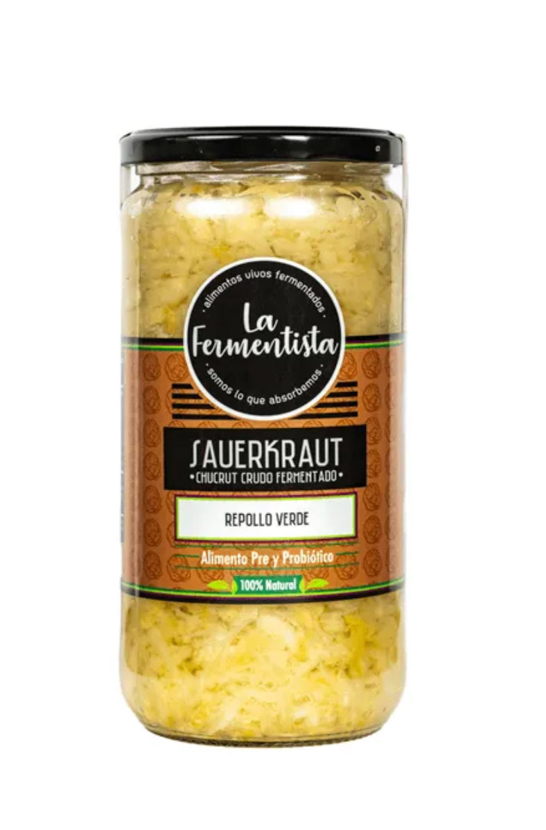 Chucrut Repollo Verde - La Fermentista