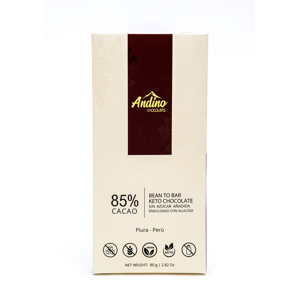 BARRA KETO 85% 🍫 - ANDINO