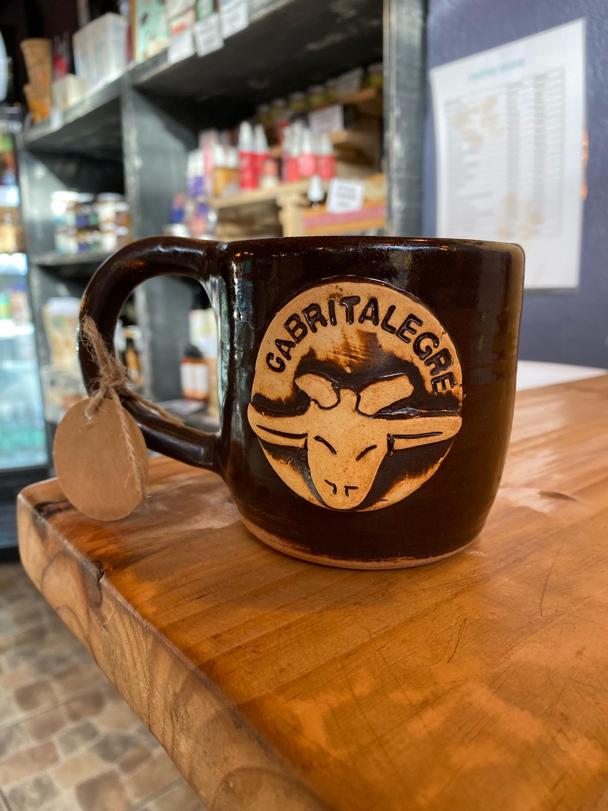 TAZÓN Y MATE DE CERÁMICA GRES CABRITALEGRE 🐐☕️