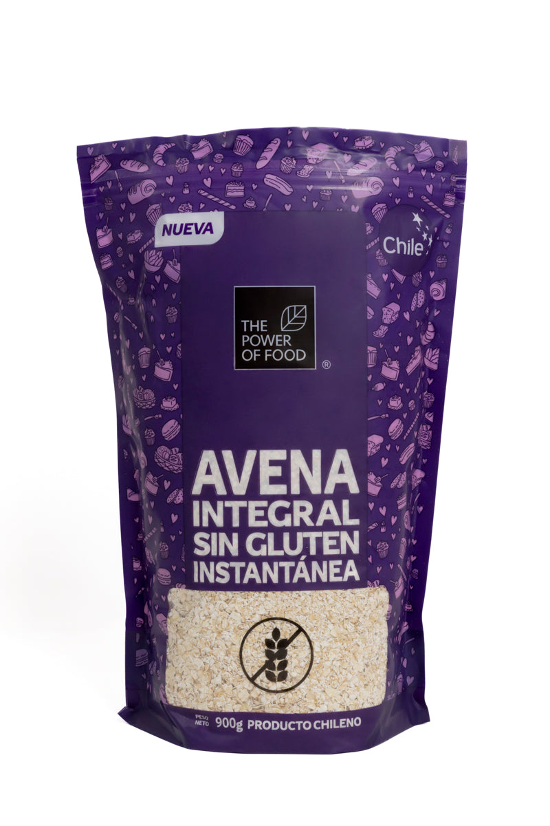 AVENA INTEGRAL SIN GLUTEN INSTANTÁNEA- THE POWER OF FOOD 🌱