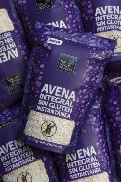 AVENA INTEGRAL SIN GLUTEN INSTANTÁNEA- THE POWER OF FOOD 🌱