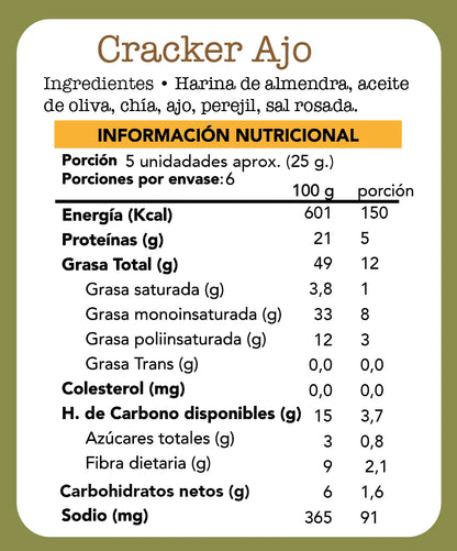 CRACKER AJO - FAIN