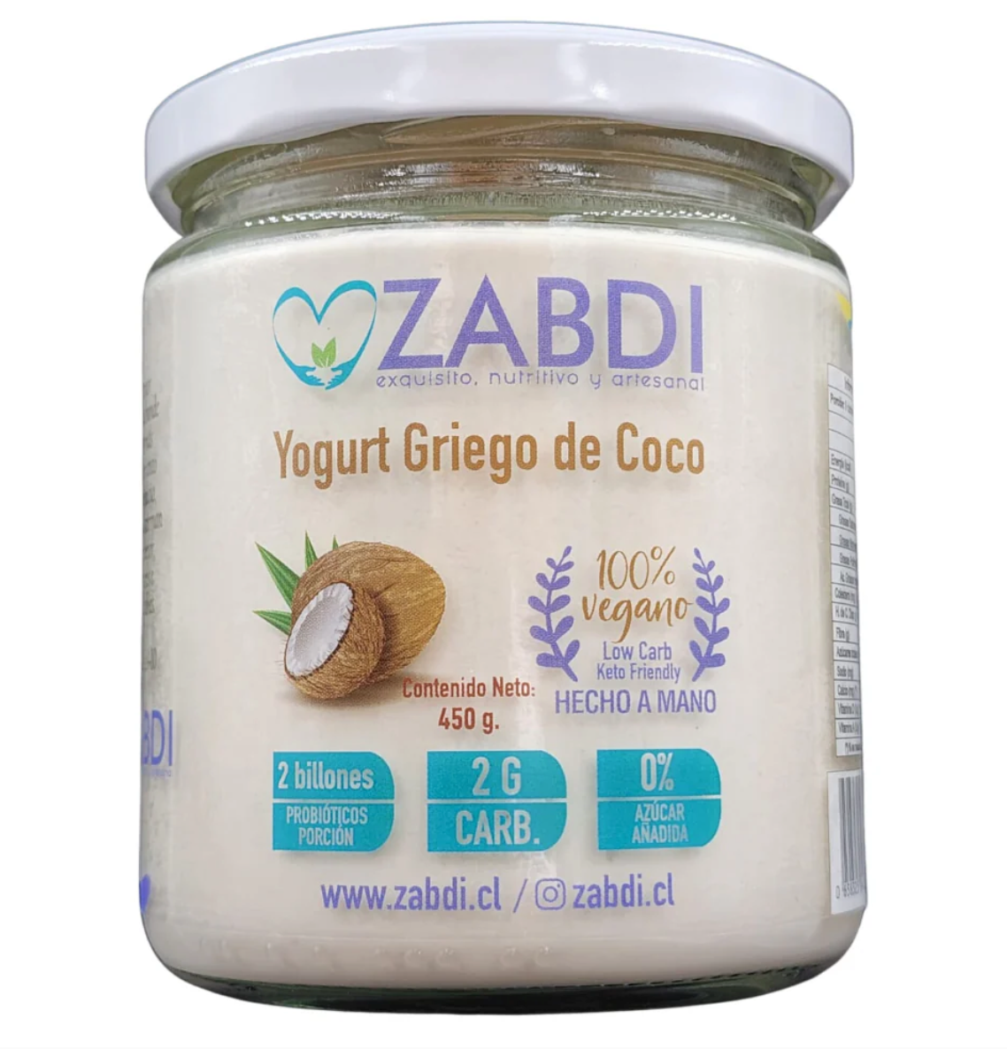 YOGUR GRIEGO DE COCO