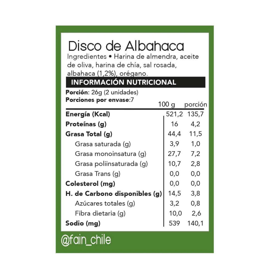 DISCOS KETO - FAIN