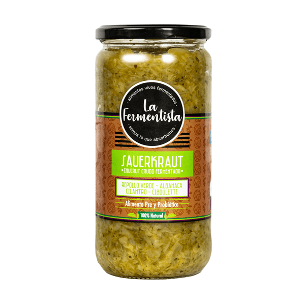 CHUCRUT REPOLLO VERDE 680 GRS - LA FERMENTISTA