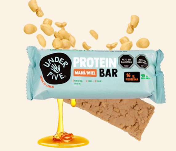BARRA DE PROTEÍNA MANÍ MIEL 🥜🍯 - UNDER FIVE