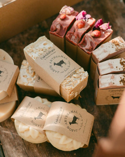 JABÓN DE LECHE DE CABRA 🐐🌸