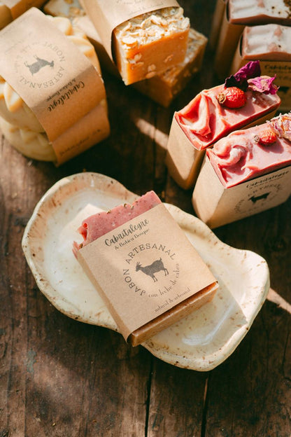 JABÓN DE LECHE DE CABRA 🐐🌸