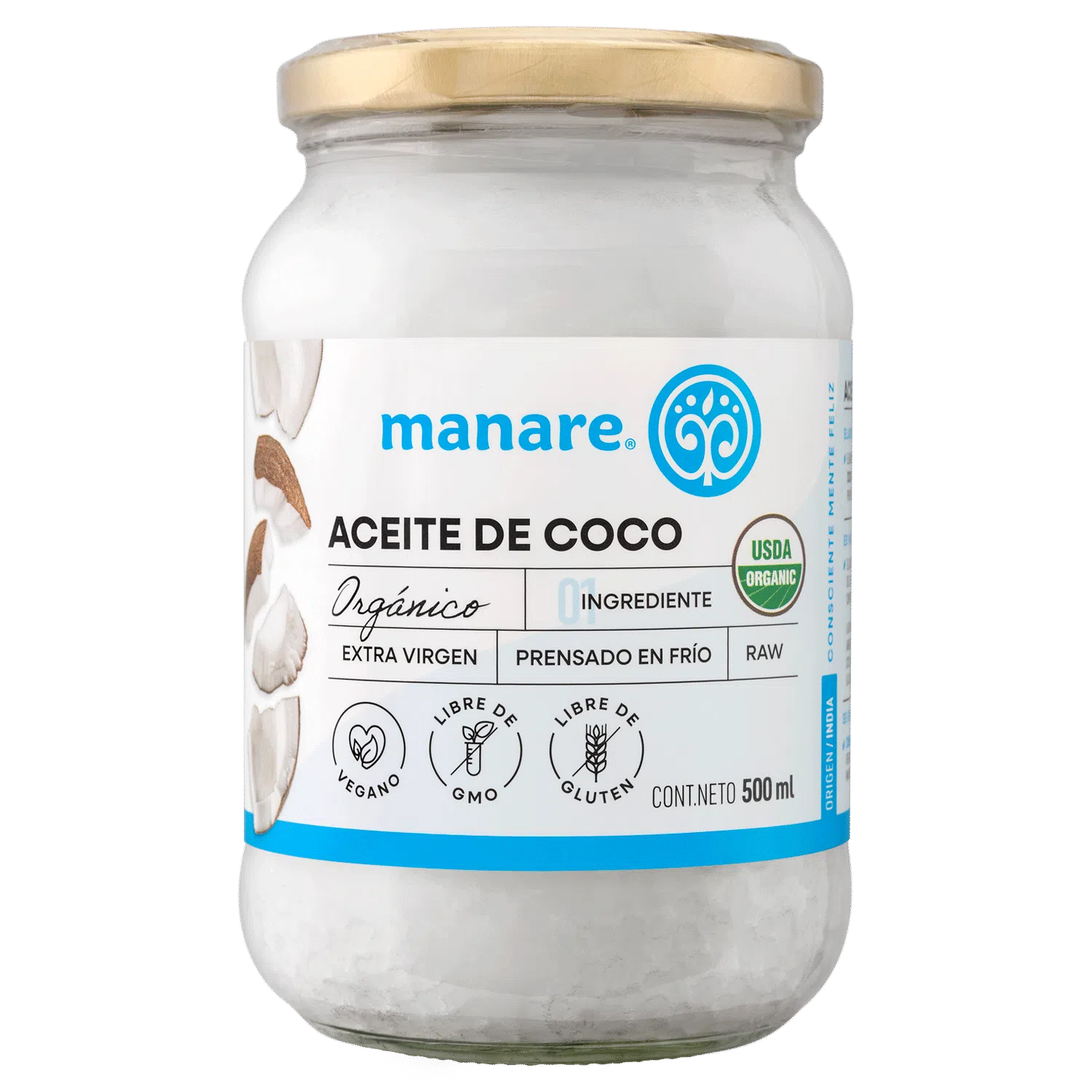 ACEITE DE COCO ORGÁNICO - MANARE