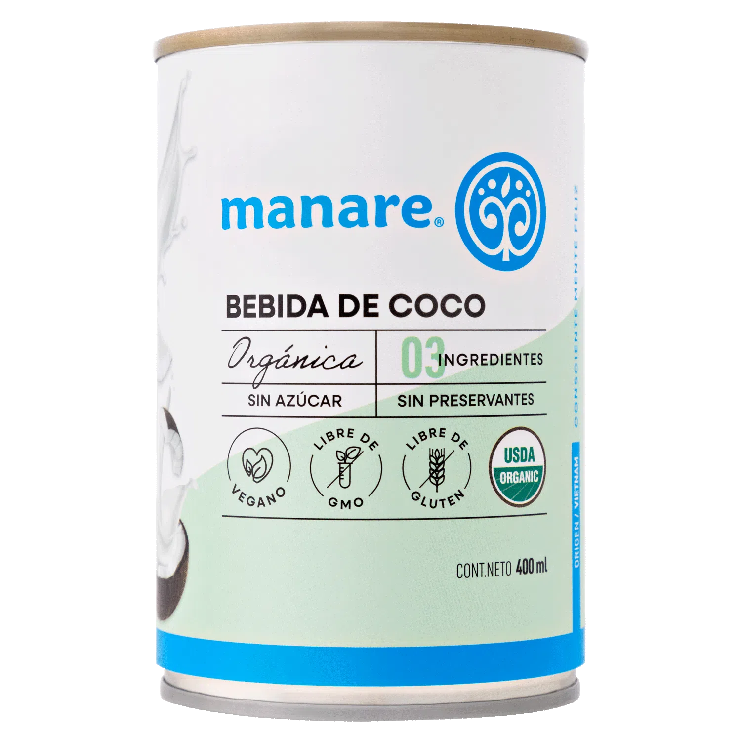 BEBIDA DE COCO ORGÁNICA - MANARE