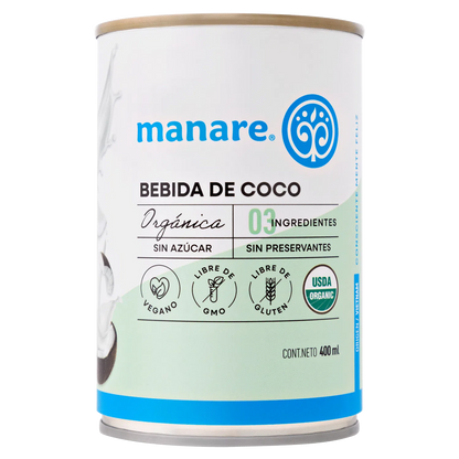 BEBIDA DE COCO ORGÁNICA - MANARE