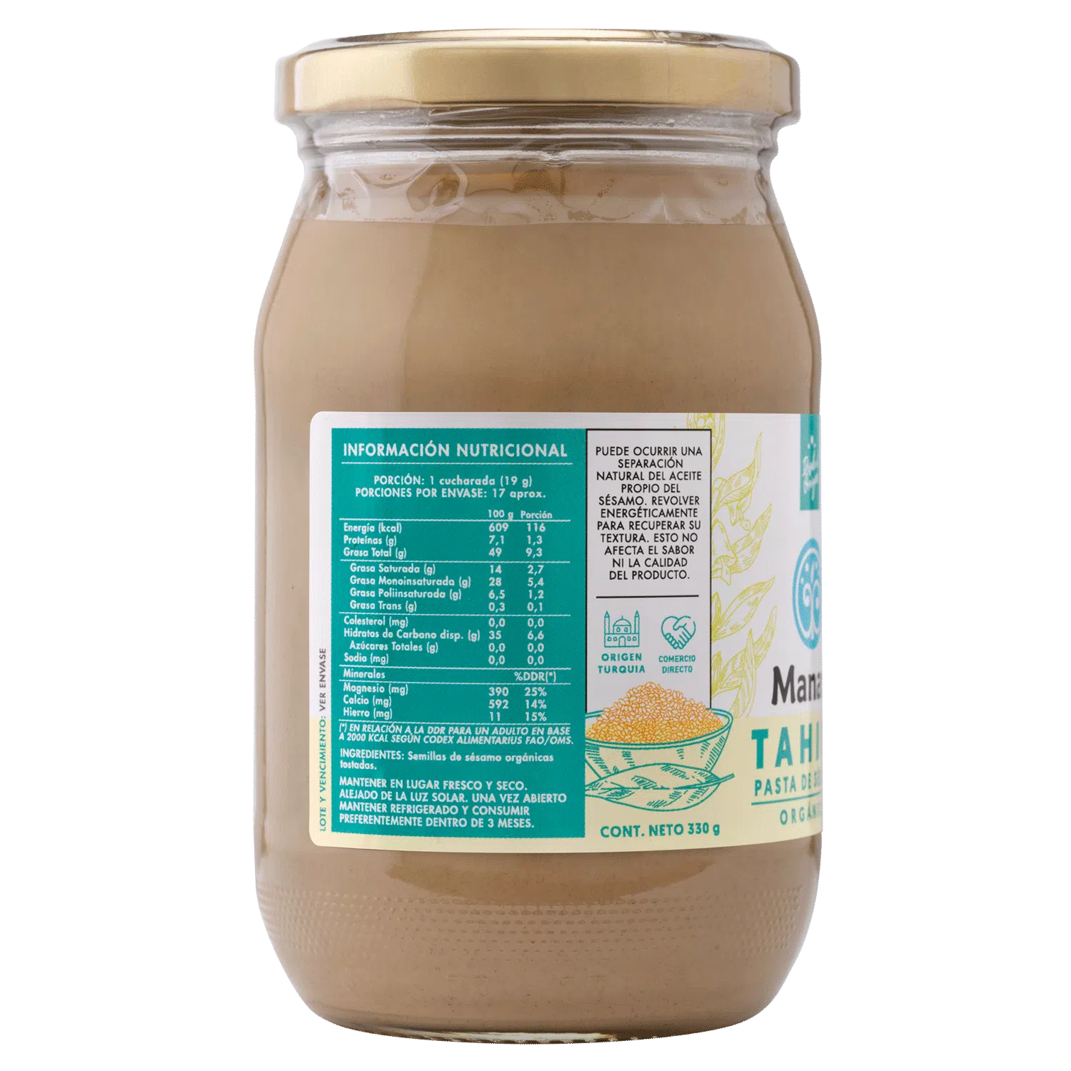 TAHINI ORGÁNICO - MANARE