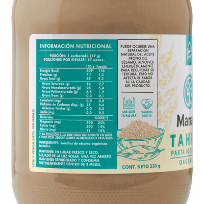TAHINI ORGÁNICO - MANARE