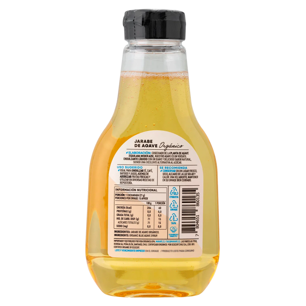 JARABE DE AGAVE ORGÁNICO - MANARE