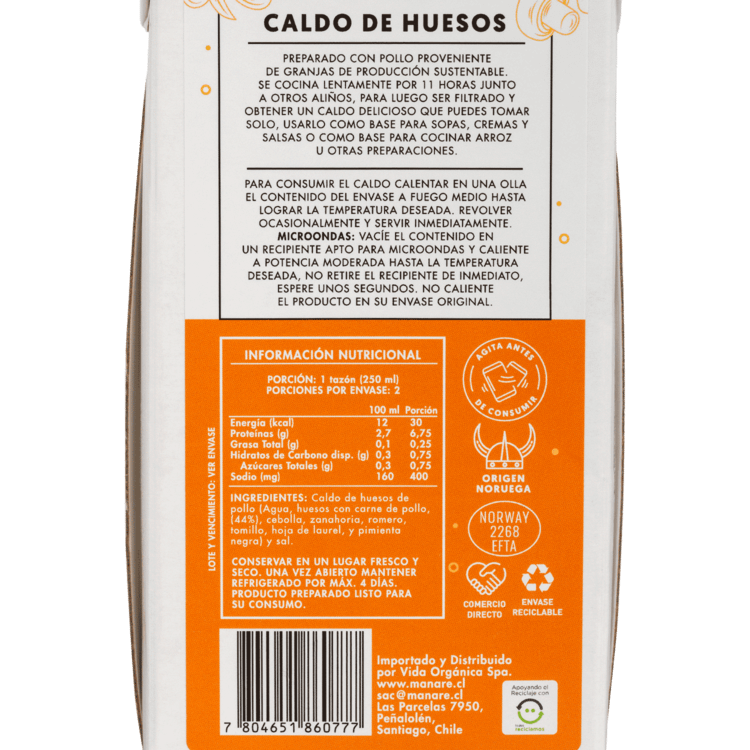 CALDO DE HUESOS - MANARE