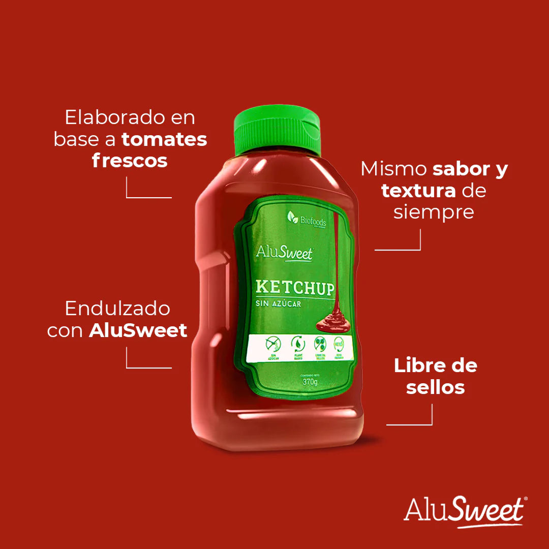 KETCHUP SIN AZÚCAR 370 grs - ALUSWEET