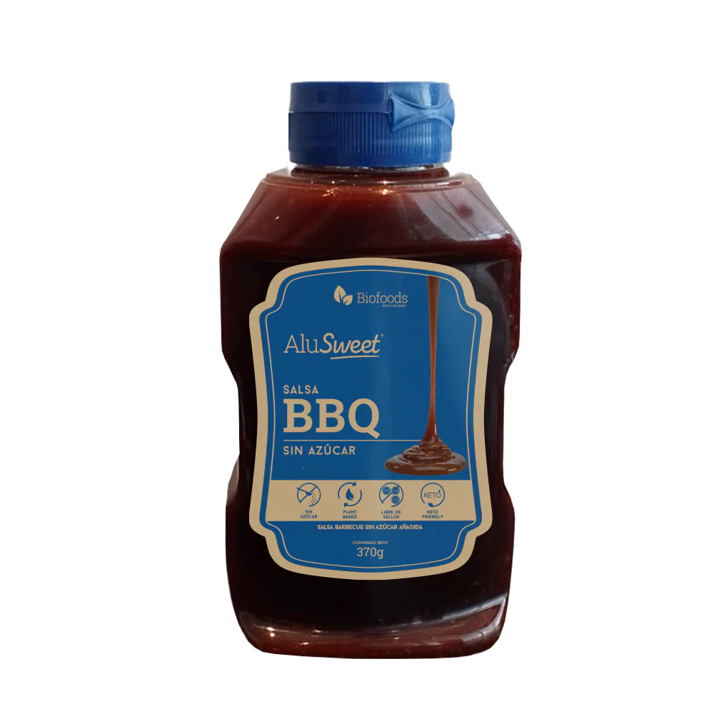 SALSA BBQ SIN AZÚCAR 370 grs - ALUSWEET