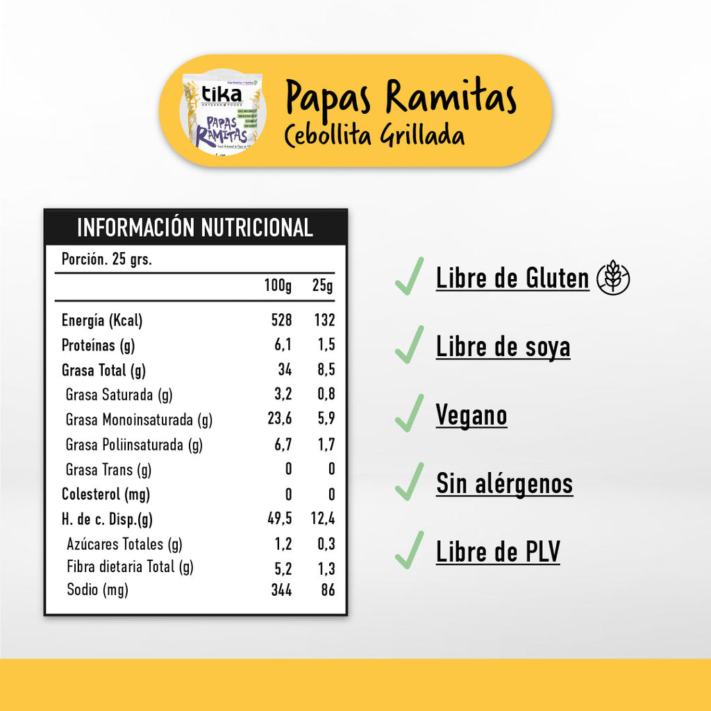 RAMITAS CEBOLLA 🧅 GRILLADA 35 grs - TIKA