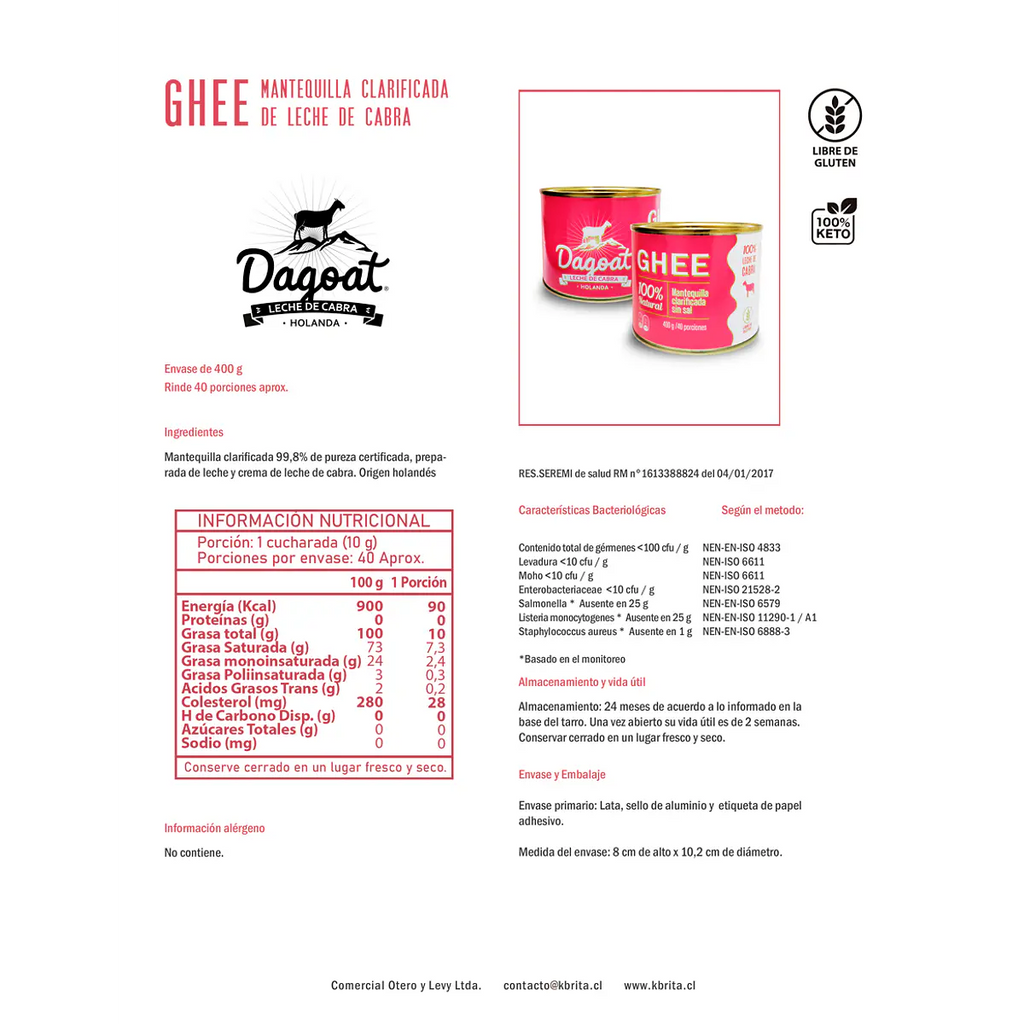 GHEE 🧈 400 GRS - DAGOAT 🐐