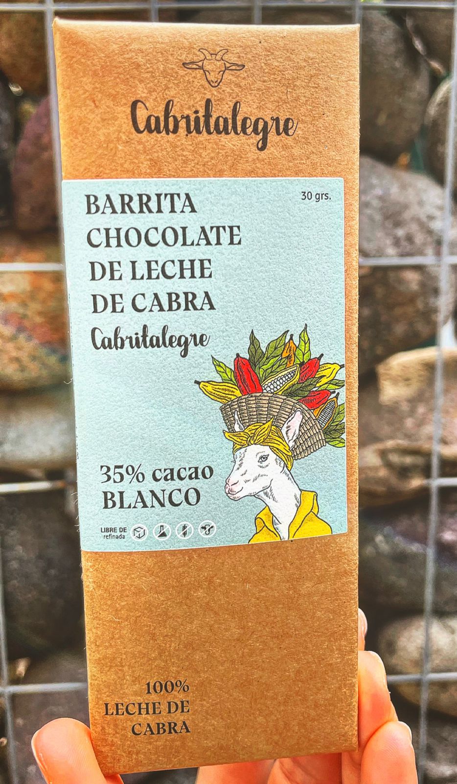 BARRA DE CHOCOLATE BLANCO 35% CACAO