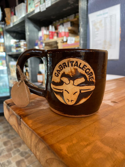 TAZÓN Y MATE DE CERÁMICA GRES CABRITALEGRE 🐐☕️