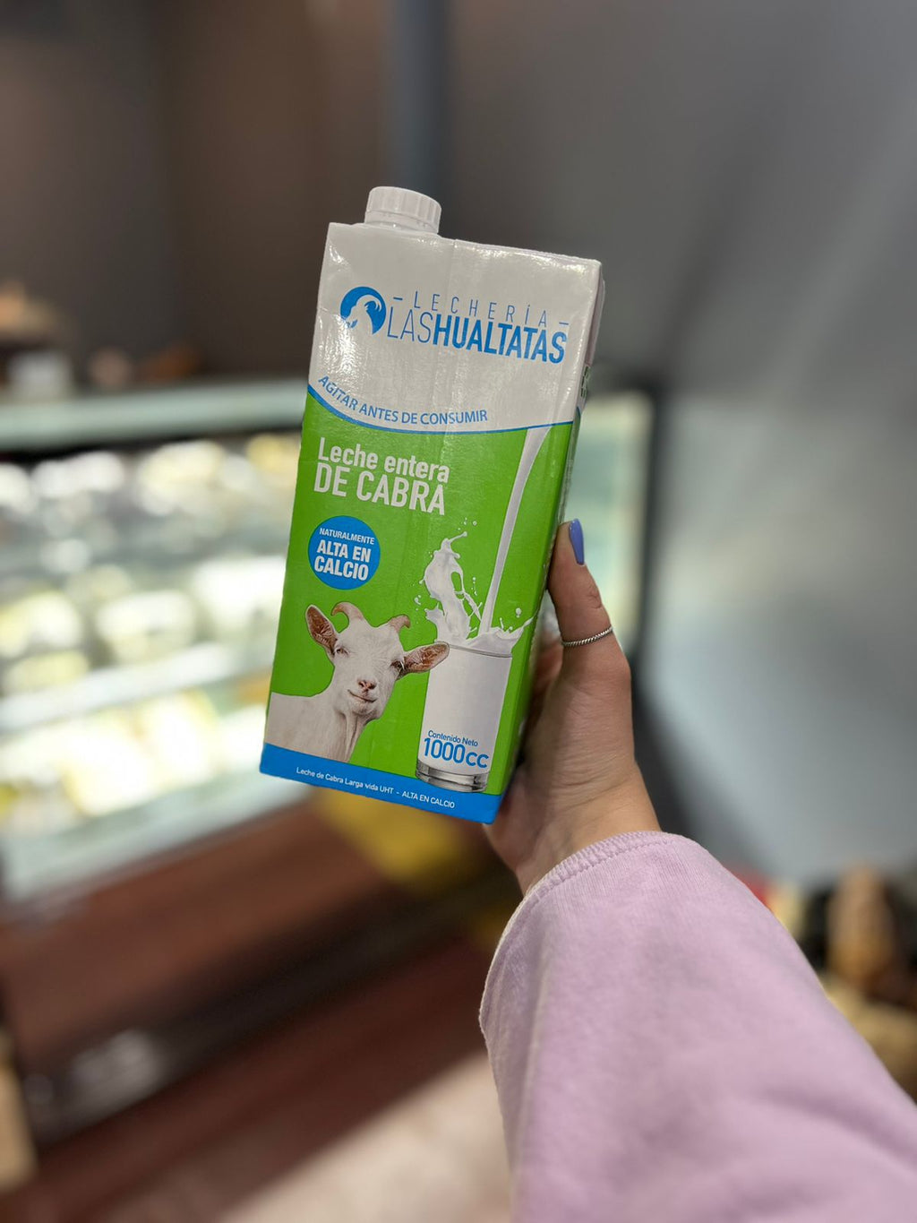 LECHE DE CABRA LIQUIDA - LAS HUALTATAS 1 LT 🥛🐐