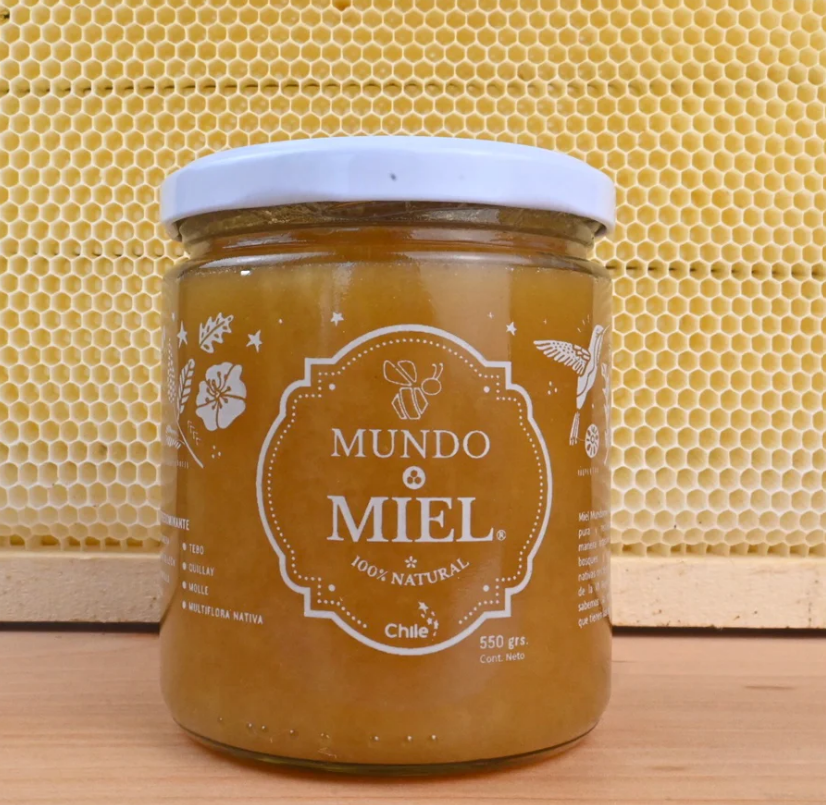 MIEL MULTIFLORAL 550 GRS  - MUNDO MIEL 🐝