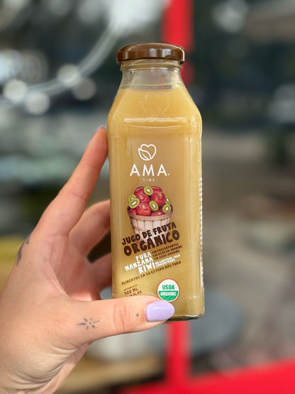 JUGO EN BOTELLA 300 ML - AMA TIME 🥝🫐🍑🍐🍎