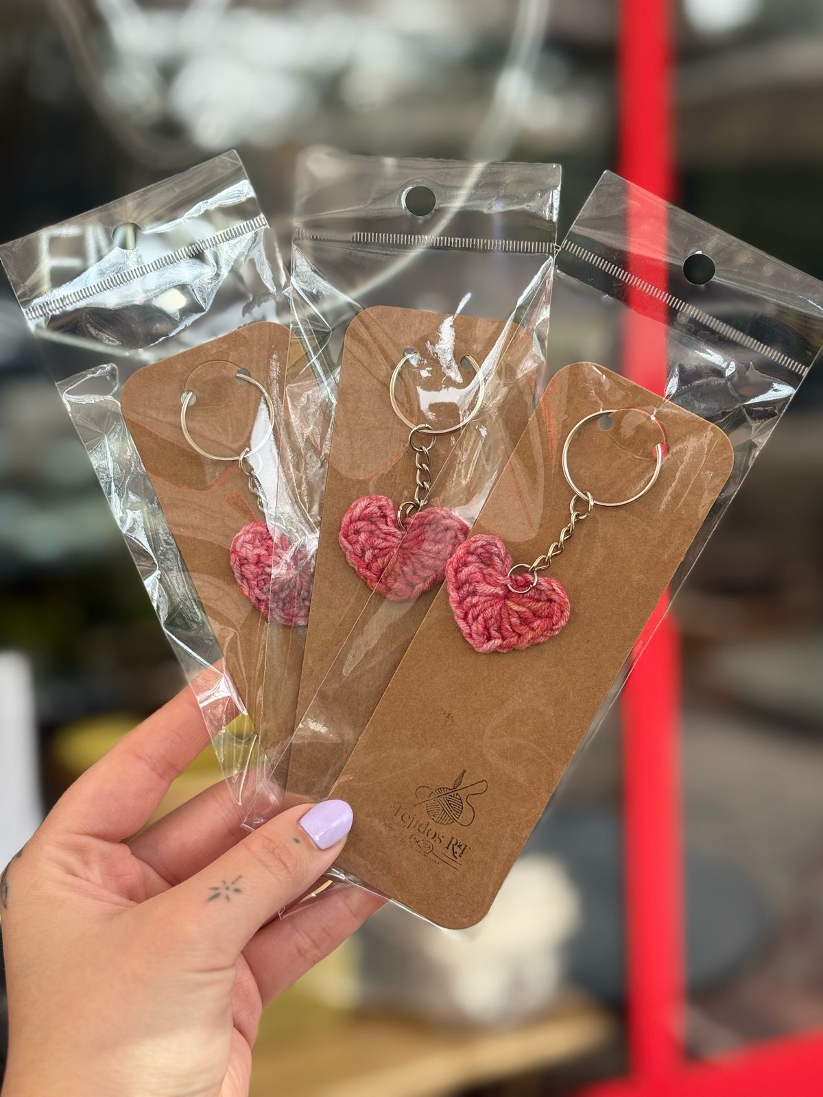 LLAVEROS CROCHET ARTESANALES