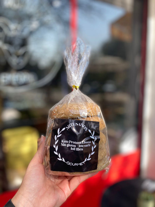 PAN KETO PROTEÍNA LINAZA - Artesanos Gourmet 🍞