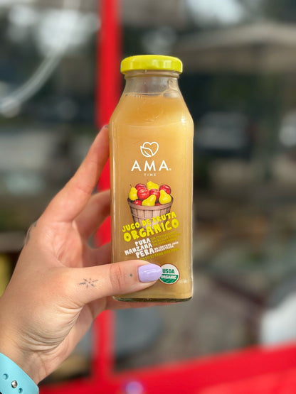 JUGO EN BOTELLA 300 ML - AMA TIME 🥝🫐🍑🍐🍎